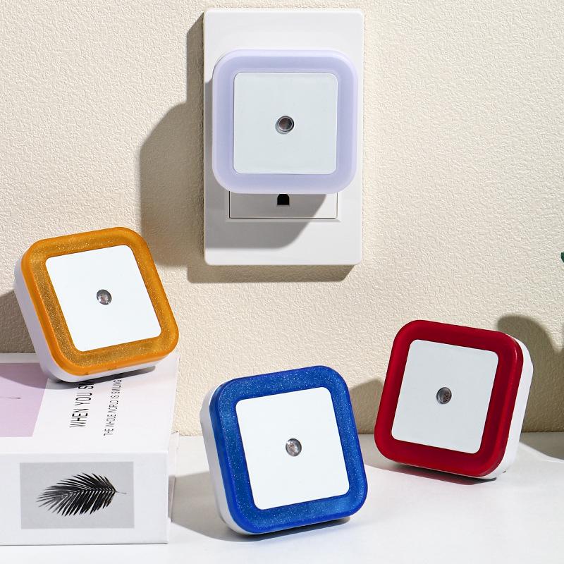 Smart LED Night Light with Dual Standard Socket and Energy-Saving Sensor