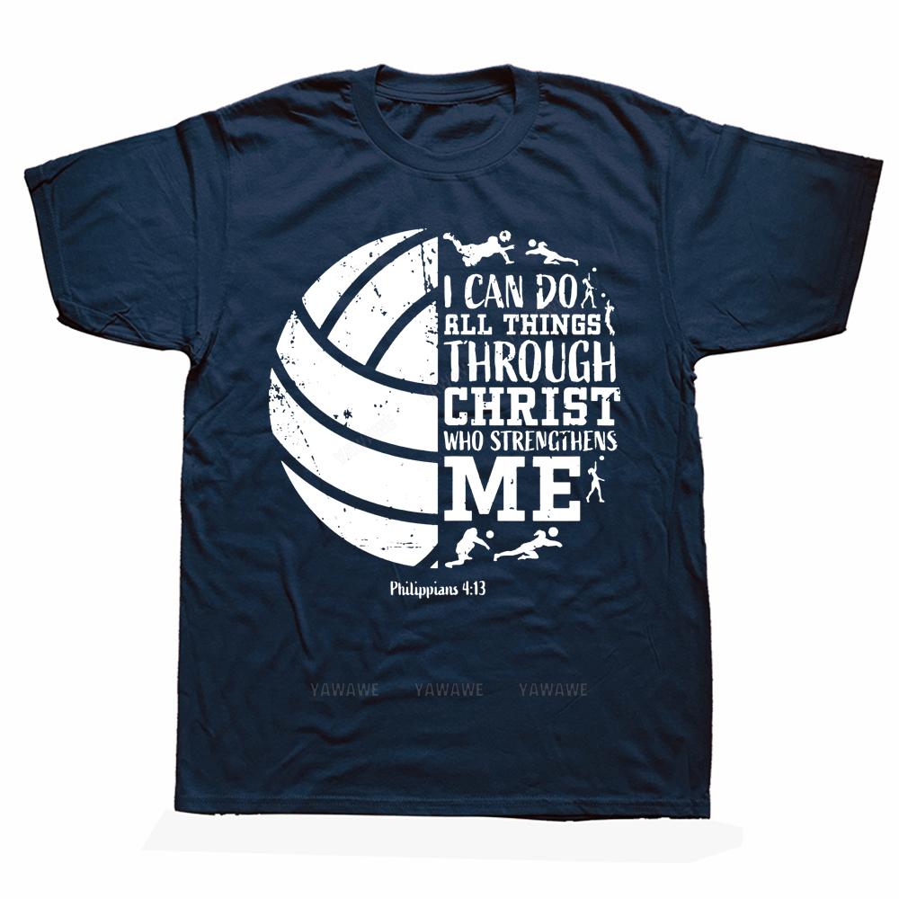 

Novelty Philippians 413 Volleyball T Shirts Graphic Streetwear Short Sleeve Birthday Gifts Summer Style Tshirt Unisexs Clothing S