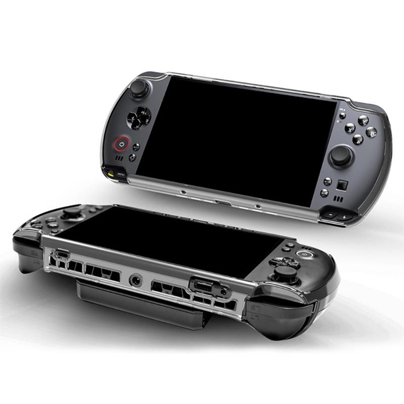Scratch Proof TPU Cover Housing Sleeve With Tempered Glass Film For Win 5 Portable Game Console Device Shockproof Design