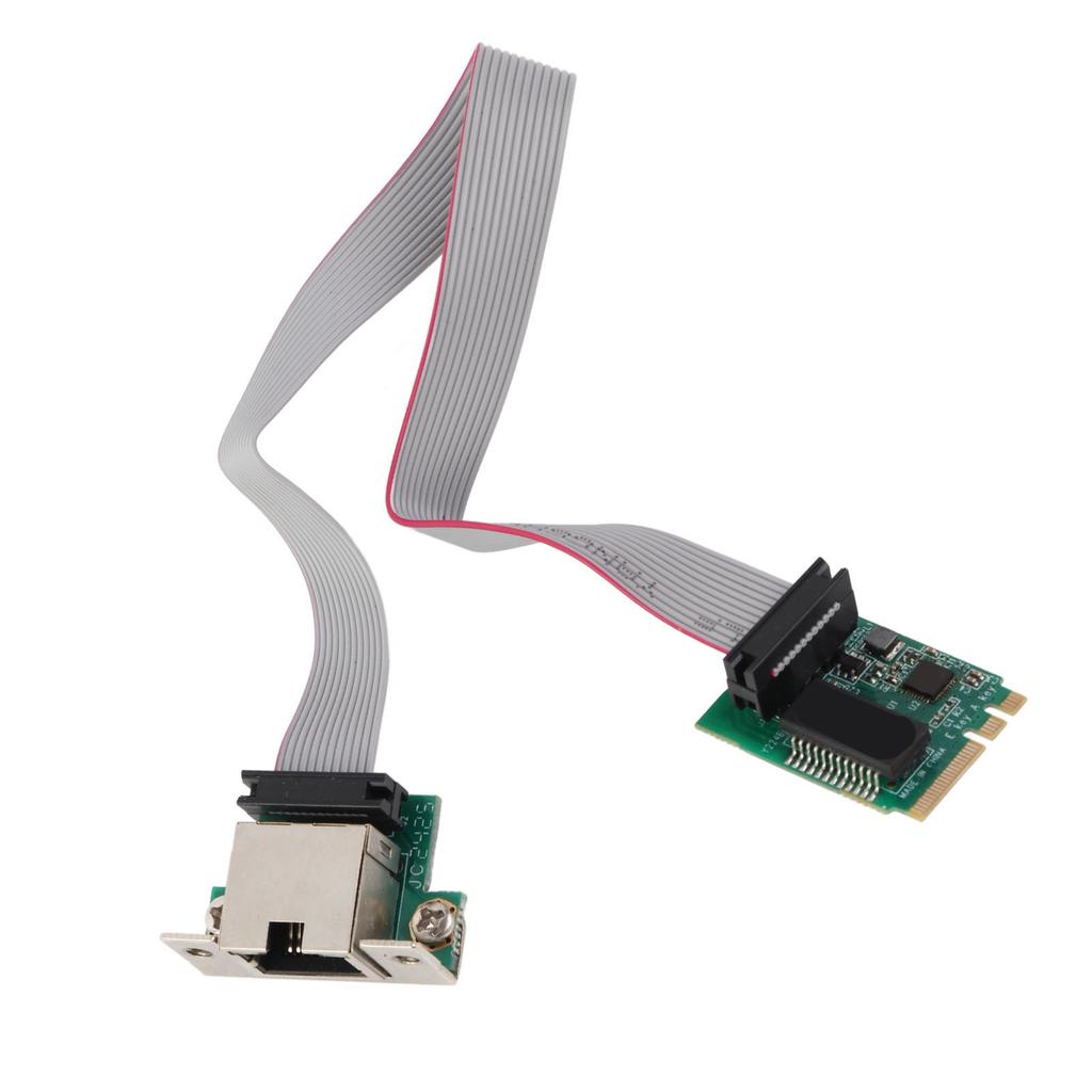 M.2 1000M Ethernet Network Card 10M1G100M Single Port RJ45 M.2 A E To RTL8111H Gigabit Ethernet