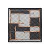 Daks Silk 100  Black Dd Chain Pattern Square Scarf Dcsc1f021bk