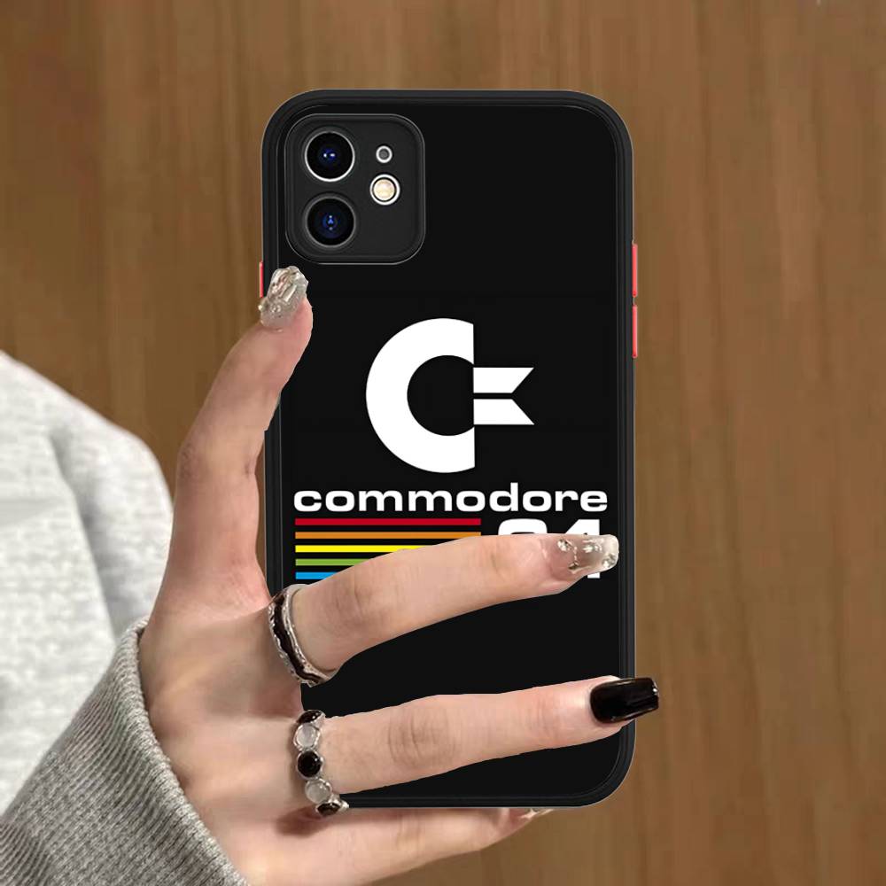 Retro Commodore 64 Phone Case For IPhone 13 12 X XS MAX Pro Max 16 15 11 14 Pro Max Shockproof Matte Cover