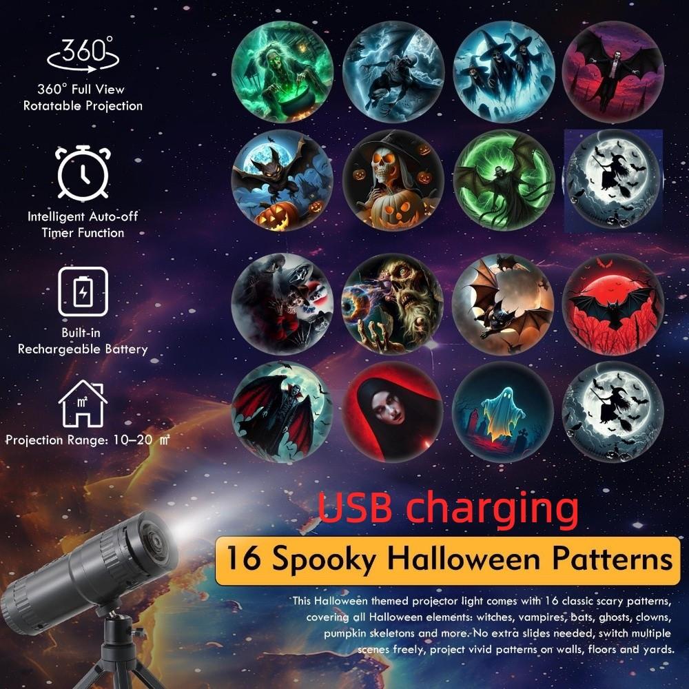 Creative Projector Lamp USB Powered Astronomical Telescope Shaped Light Holiday Themed Gatherings