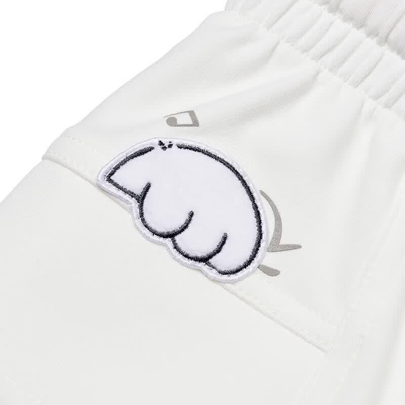 XTEP Women's Knit Mid-Length Running Shorts