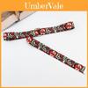 Fire Double Dragon Embroidered Canvas Belt With Double Ring Buckle For Casual Jeans Wear