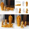 Multifuntional Silicone Molds Artistic Molds Buddhas Shape Silicone Candle Molds Easy Demolding Mold for Making Candle