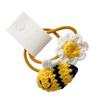 2PCS Honeybee Theme Hair Clip Set Korean Styles Hairpin Fashionable Hair Ornament Festival Decorative Hair Clip Hair Tie