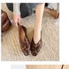 Fashion Big Size 35-43Snake Pattern Leather Woman Square Toe Shallow Ballet Flats Wowen Ballerinas Daily Slip On Loafers Mocasines Mujer
