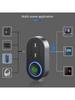 Bluetooth-compatible Receiver Wireless  Adapter 3.5mm Aux Handsfree with Mic Music Receiver Support Voice Broadcast