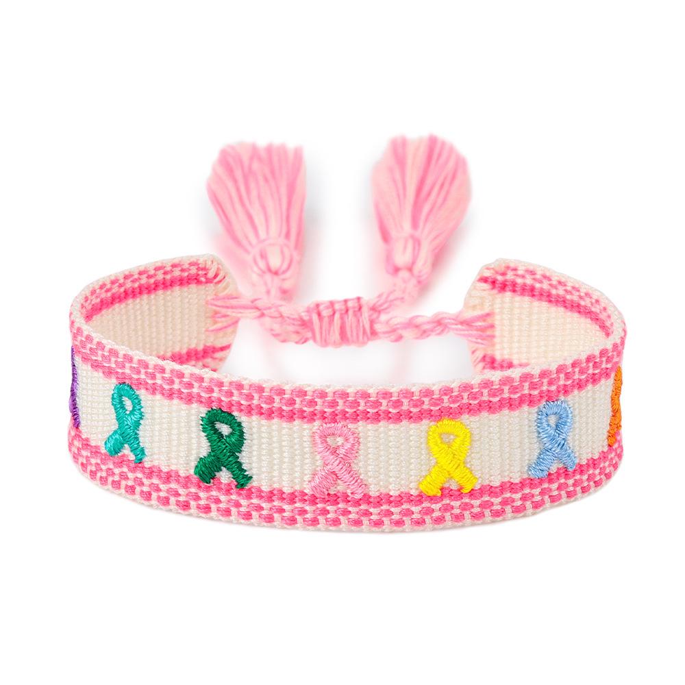 

HOPE Женское здоровье Регулируемый кисточный браслет ручной работы