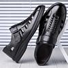 Men's Sandals Summer New Hollow Men's Shoes Beach Shoes Soft Leather Breathable Leather Shoes Velcro