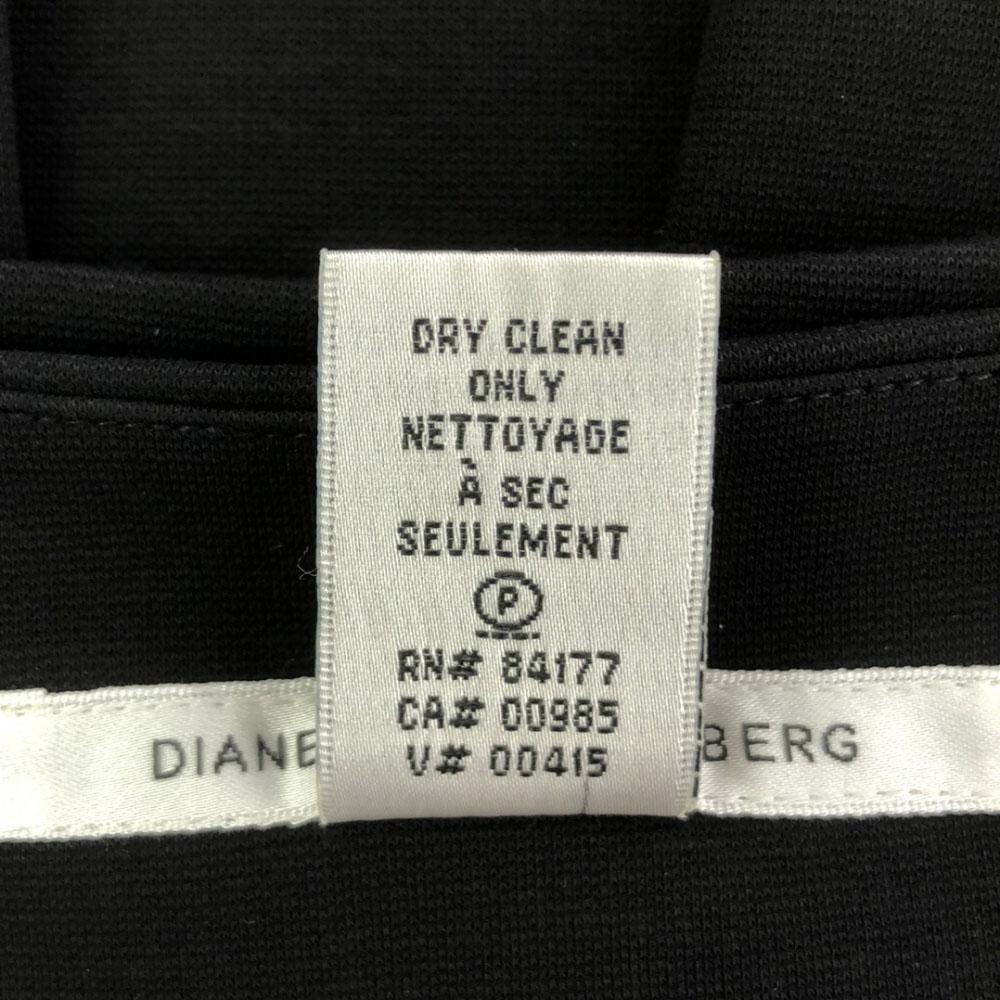 Diane von Furstenberg Mini Length Pleated Skirt 6 Black Women Used