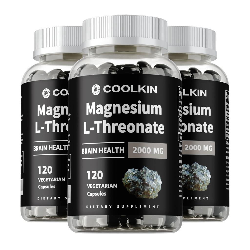 Capsule Amestecate L-Magnesiu Treonat, complet naturale, 2000 mg per porție, ușor absorbabile, potrivite atât pentru bărbați, cât și pentru femei.