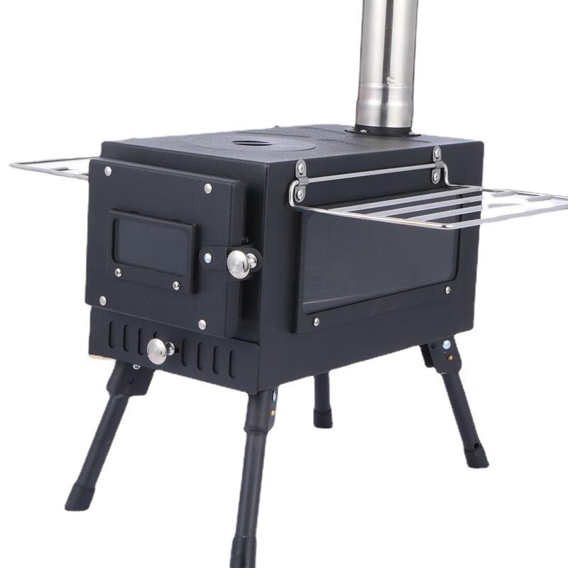 OEING Stainless Steel Outdoor Wood Burning & BBQ Stove