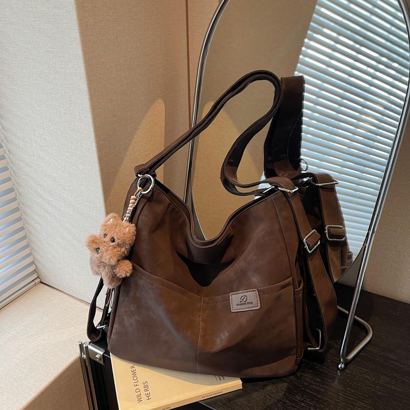 Dual-Use Backpack Women's Lightweight Tote Bag Commuter Crossbody Bag