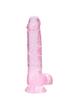 8"" / 20 Cm Realistic Dildo With Balls - Pink