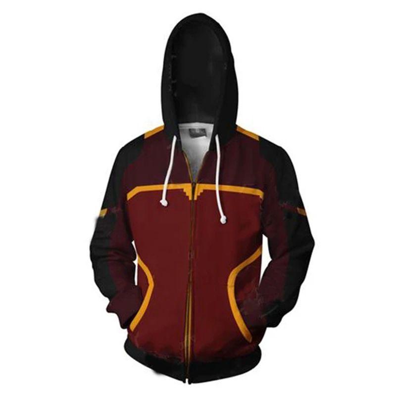 Hoodie Avatar Cosplay Costume Man Women Anime Jackets Zipper
