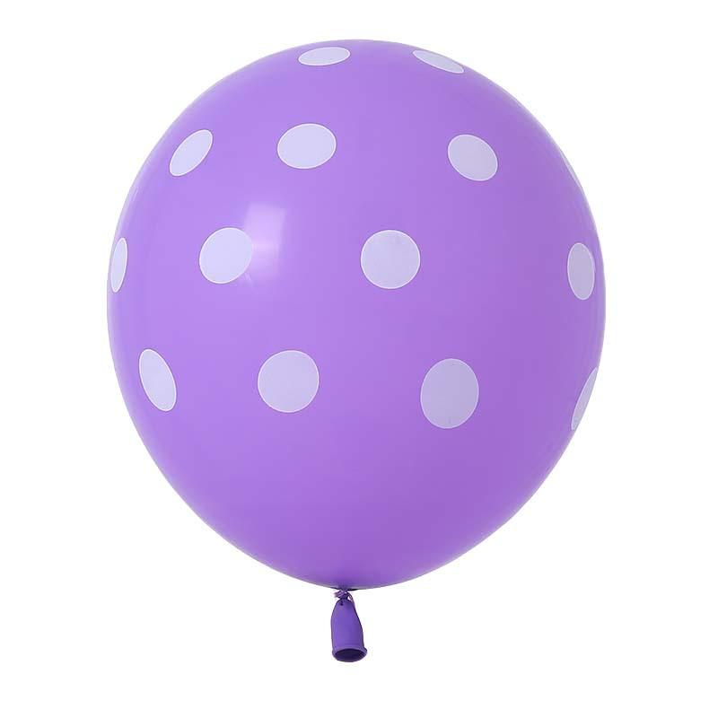 Kit de Globos de Lunares Arcoíris de 12 Pulgadas Globos de Látex de Lunares Multicolor para Feliz Cumpleaños Baby Shower Boda Navidad