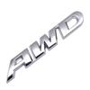 3D Metal Car Letters AWD Logo Emblem Sticker Fender Trunk Badge Accessories For Honda Civic CRV Subaru Mazda Toyota RAV4 Kia HWEGY