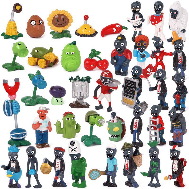 Vs Zombies Plants Series Egypt Private Wild West Pvc Toy Action Figures New Set