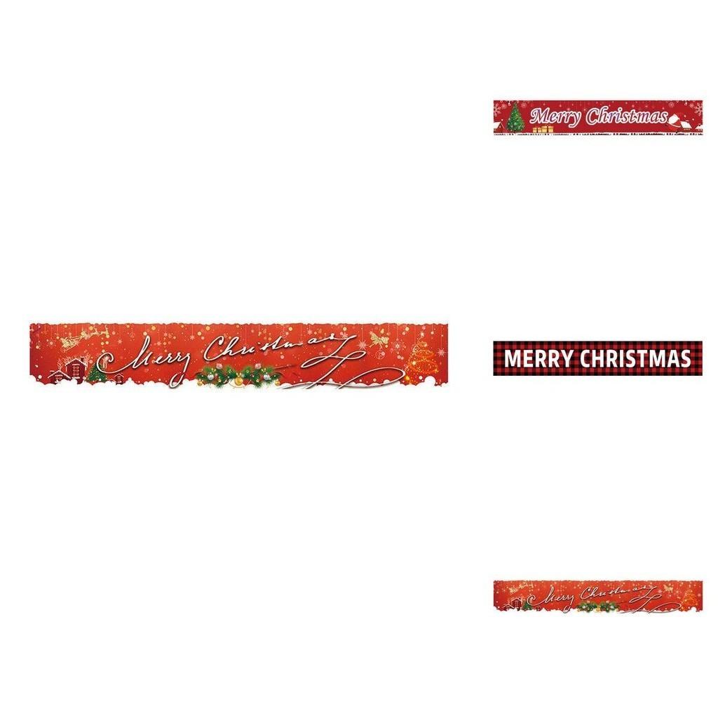 Eye-catching Christmas Banners For Home Or Commercial Use Premium Polyester Material