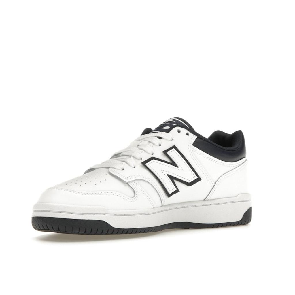 New Balance BB480 White Navy Unisex BB480LWN