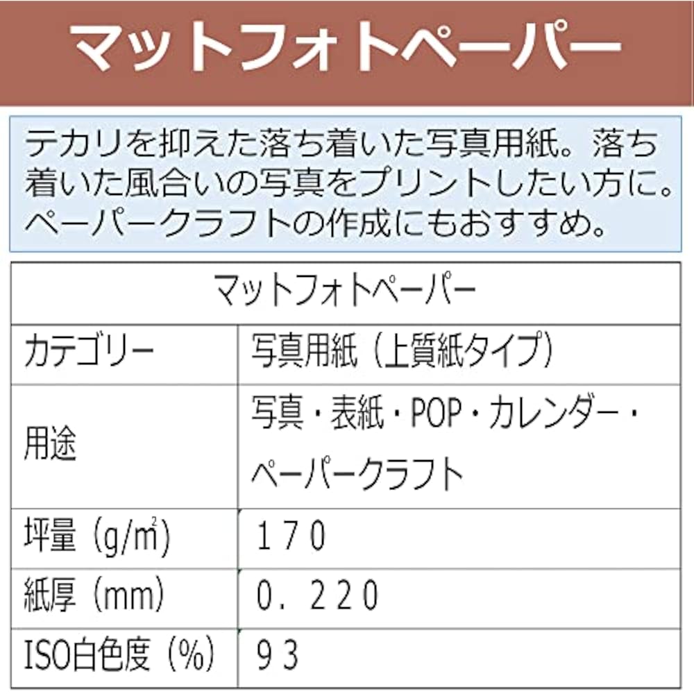 CANON Matte Photo Paper A4 100 Sheets MP-101A4100