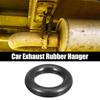 uxcell Muffler Exhaust Hanger Bushing Rubber Mounting Bracket Car Insulator Tailpipe Hanger Bushing Kit Support 60mm O Ring Universal 4pcs