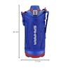 Tiger Sahara Stainless Steel Water Bottle, 1 Liter, Sports, Wide Mouth, Cold Insulation Only, Blue, MME-F100AK