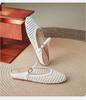 Hollow out slippers for women, French woven 2026 summer new style, breathable and versatile, casual outer wear, M ü ller slippers