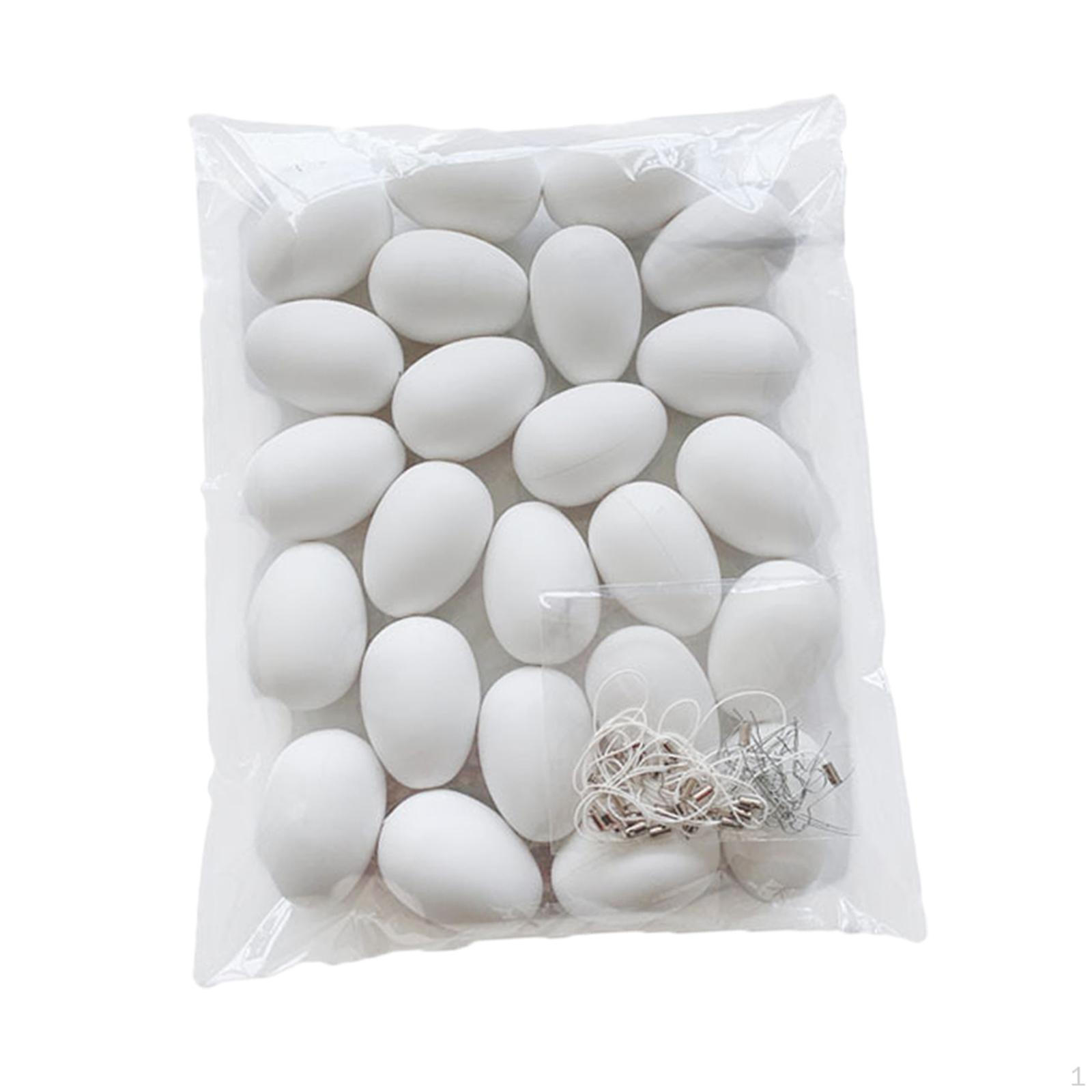 

Искусственные яйца пасхальное украшение своими руками подвесное украшение для Хэллоуина White Hook 24