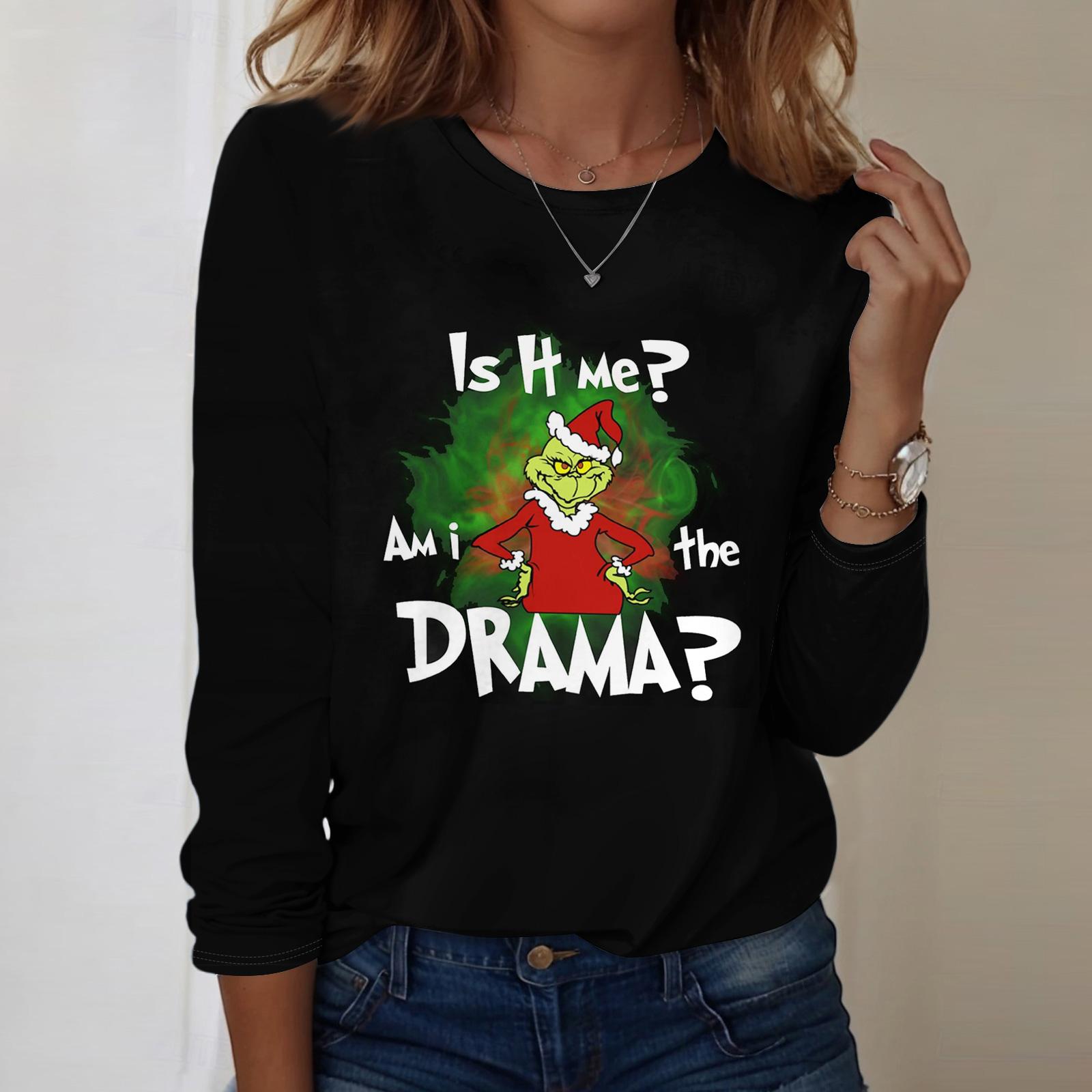 

Рубашки с длинным рукавом для женщин, милые футболки с графическим принтом, блузки, повседневные базовые топы больших размеров, пуловеры XXL винный