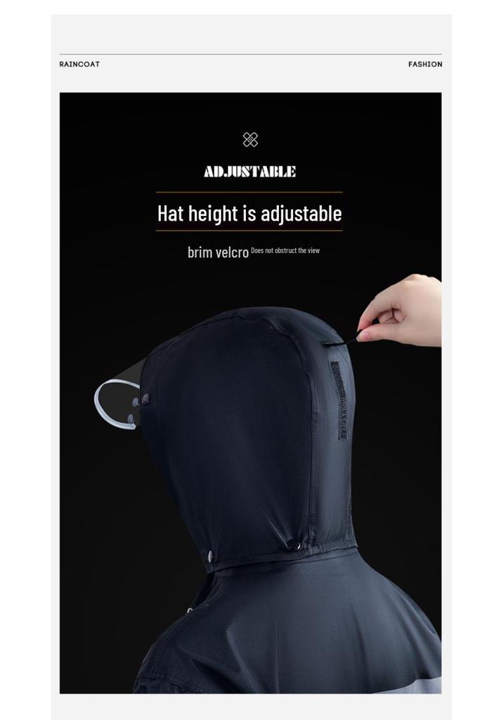 Reflective Raincoat & Pants Set: Storm-Proof Motorcycle Gear