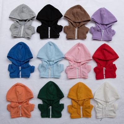 Schattige Handgemaakte Hoodies Casual Kleding Poppen Tops voor 10cm Katoenen Poppen voor 10cm Katoenen Poppen