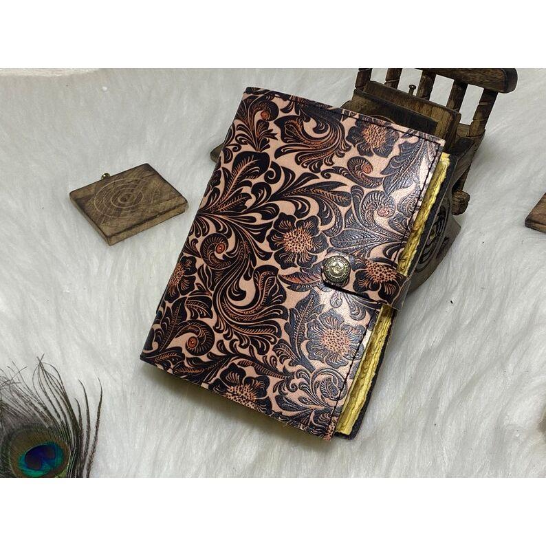 Leather Journal Notebook Gifts for women Writing journal Sketchbook With deckle Edge Paper Christmas gifts