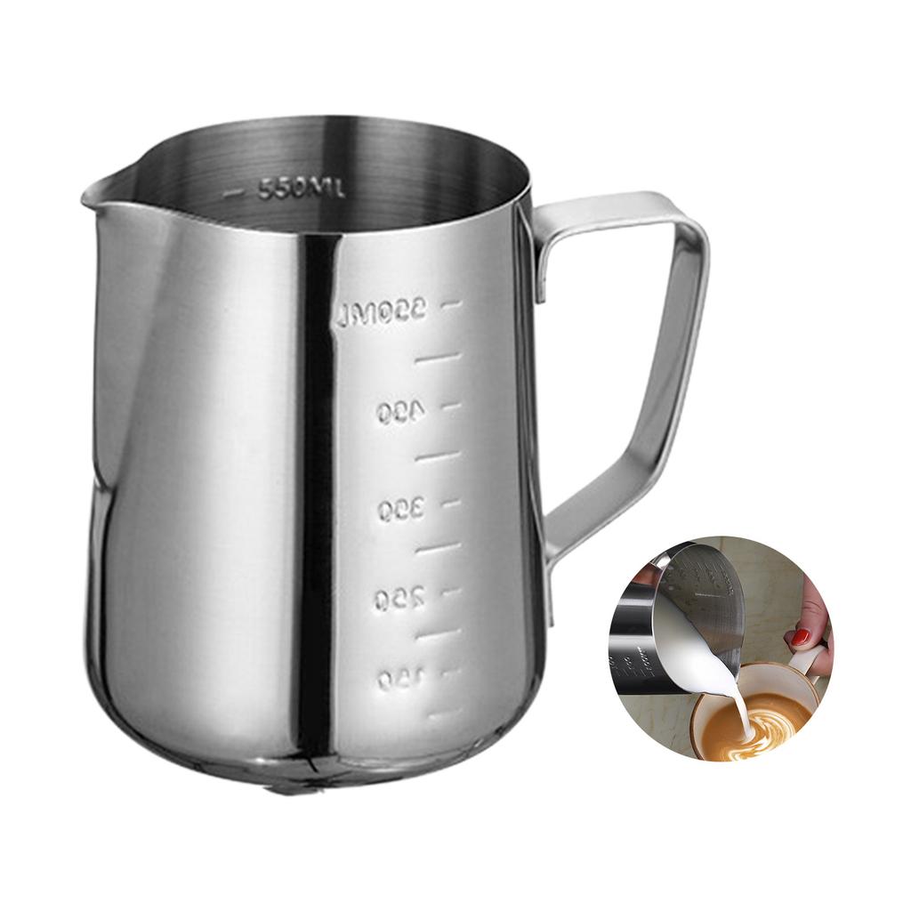 Stainless Steel Milk Frothing Pitcher Latte Art Milk Pitcher Milk Frothing Pitcher Housewarming Gift for Friends