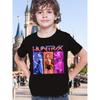 Vintage KPop Demon Hunters Print T-Shirt Anime Short Sleeve Tee Summer Girl Boy Shirt Casual Tops Crewneck Clothing
