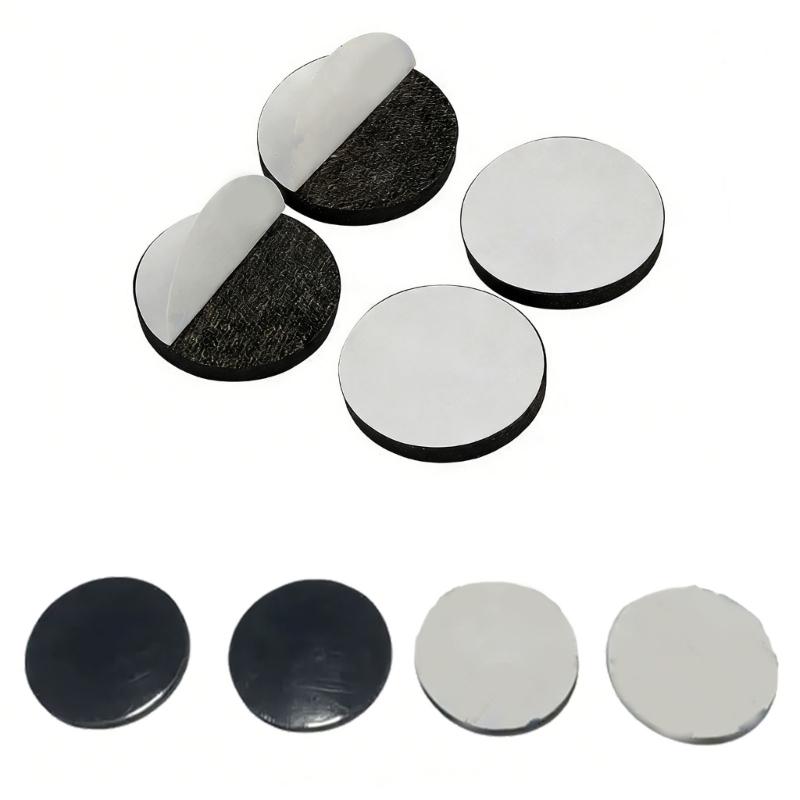 10pcs Round Feet Pad 2/3cm Anti Slip Adhesive Silicone Mat for Game Controller Keyboard Mouse Furniture Shock Absorption