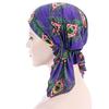 Traditional Turban For Women Hijab For Women Hair Wrap Street Dance Head Wrap For Women Hijab Caps Floral Chemo Beanies