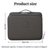 Zipper Travel Shoe Bag Multi-layer Storage Box Sneakers Storage Bag  Store 4 Pairs of Shoes
