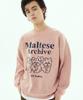 WAIKEI Maltese Archive Line Graphic Knit Pink