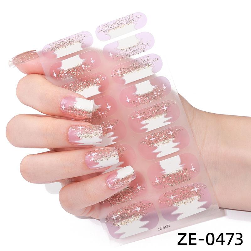 1/3pcs Women Hot Nail Sticker Plastic Sticker Nail Sticker Decals Art Casual Fashion Elegant Randomly