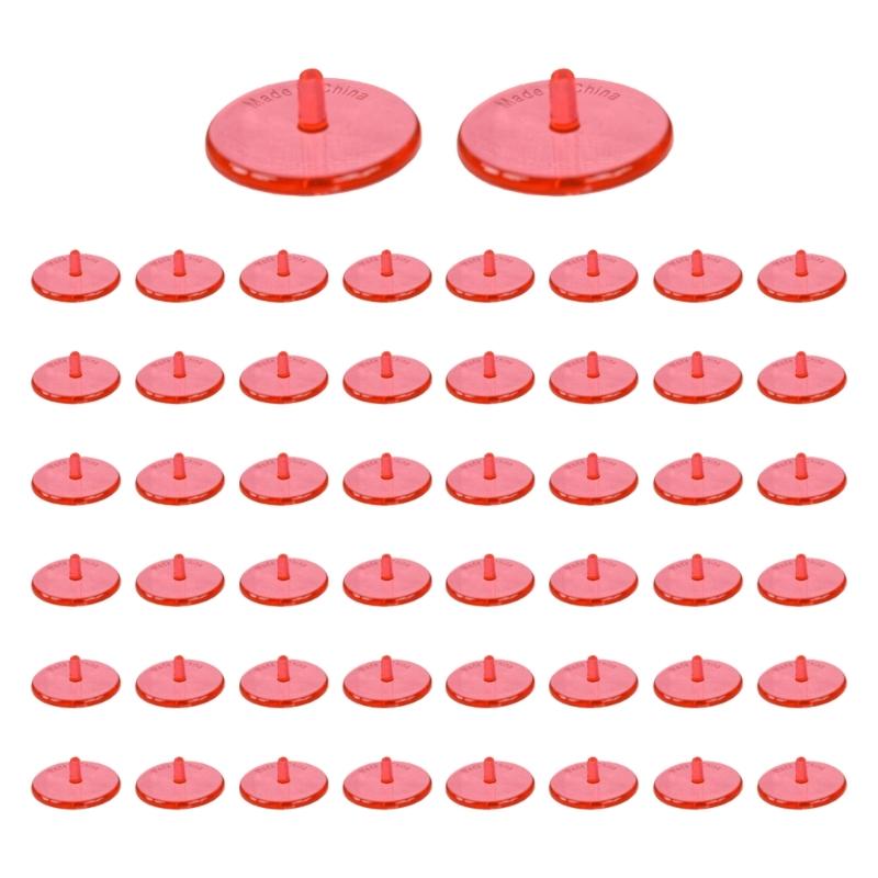 Transparent Colorful Golf Ball Position Markers Plastic Light weight Multicolor Selection Easyly Green Identification