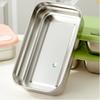 WORTHBUY Sealed Refrigerator Preservation Box 304 Stainless Steel Food Contianer Reusable Vegetable Fruit Meat Fresh Storage Box