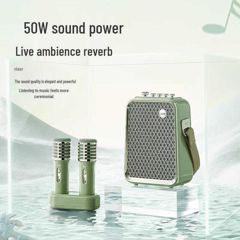 Divoom SongBird-HQ Eastern Azure Luan Bluetooth Karaoke Speaker