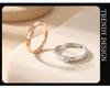 925 Sterling Silver You & Me Engraved Diamond Couple Rings - Unisex Personalized Design