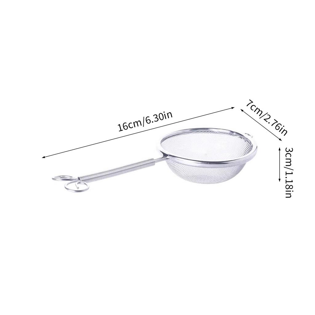 Durability Teas And Sugar Powder Strainer Premium Stainless Steel Fine Meshes Filter For Smooth Brewing Dishwasher Safe