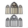 3 Pieces Gothic Mirrors Wall Decor,Decorative Arched Mirrors,Vanity Mirror Tiny for