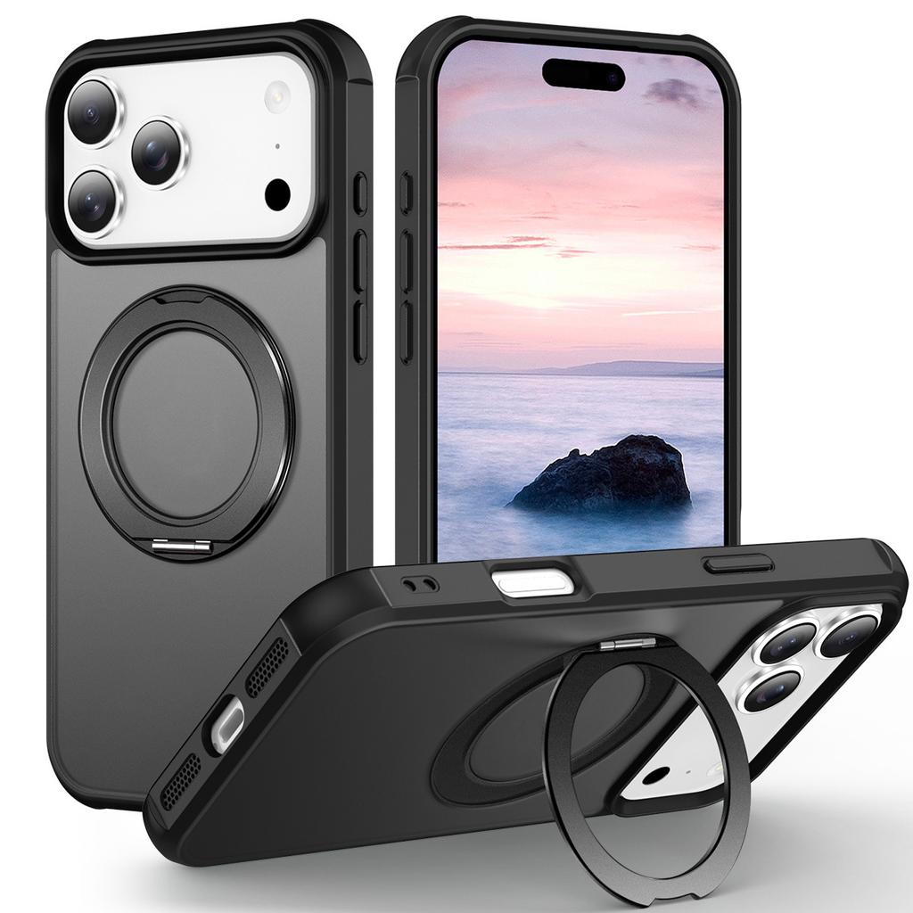 Applicable To iPhone17ProMax Yingfeng Rotating Bracket Mobile Phone Case Apple 17Pro Anti-drop 17 Protective Case