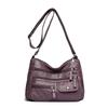 PU Multi-compartment Shoulder Bag Multi-pocket Women's Crossbody Bag Mother Bag